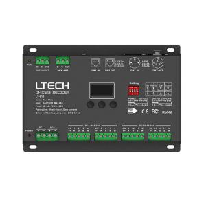 China Led 16 Channel DMX Decoder Constant Voltage DC12V-24V 3A*16CH RJ45/XLR Port on sale