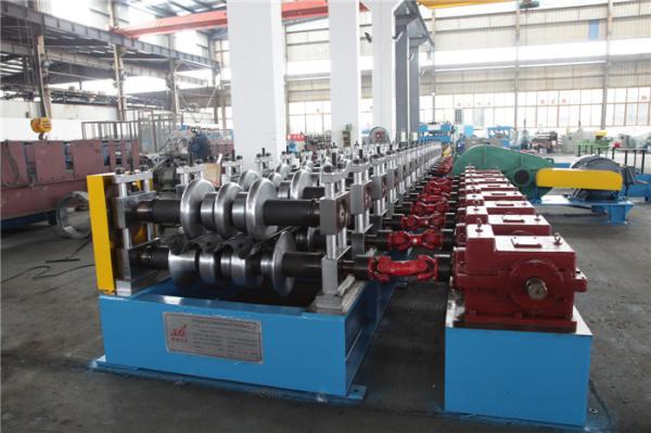 Cheap Auto Stacker Highway Guard Rail Roll Forming Machine 8Tons Hydraulic Decoiler for sale