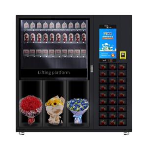 China Flower Cooling Locker Vending Machine With Refrigerator System on sale
