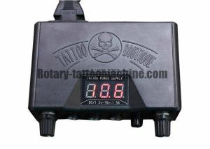 LCD Dual Tattoo Machine Power Source , DC Power Supply Tattoo With Shader / Liner Connection