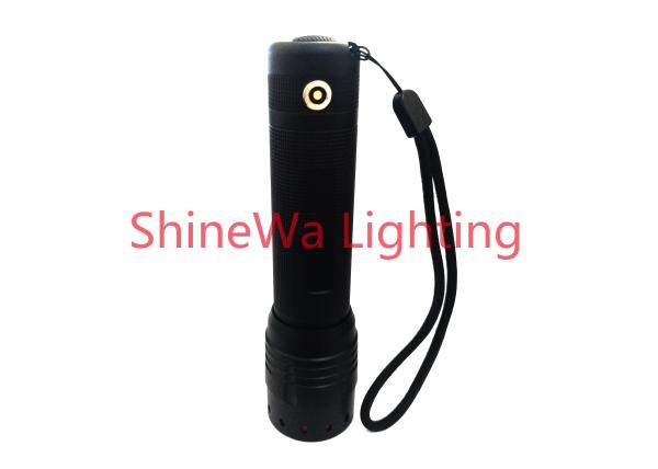 Cheap Magnetic Charger Focusing Led Flashlight Rechargeable / Zoomable Led Flashlight for sale