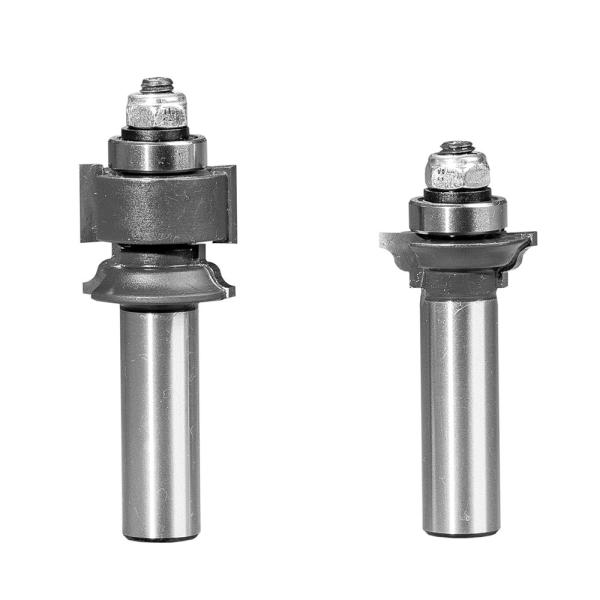 Cheap Dia 25.4 Radius 2.4 Joint Router Bit 2PC Mini Ogee Rail And Stile Router Bits for sale