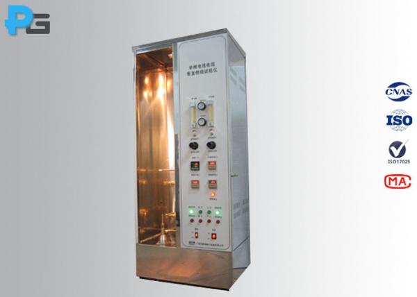 Cheap IEC60332-1 Single Wire Flammability Test Apparatus 45 Degree Burner Angle for sale