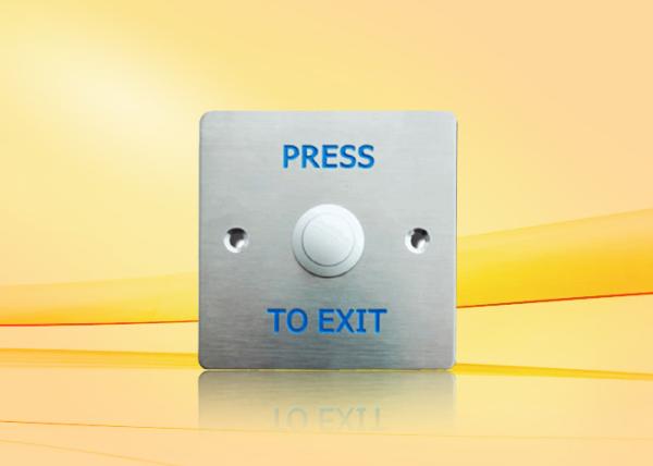 Cheap Nickel - Plated Copper Door Exit Push Button For Access Control  , Press to exit for sale