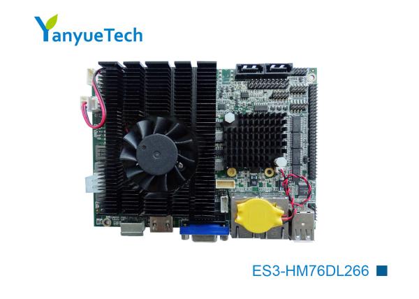 Cheap ES3-HM76DL266​ 3.5" Motherboard / Single Board Computer Intel Cpu HM76 Chip 2LAN 6COM 6USB for sale