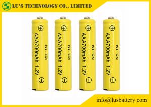 Best Professional NICD AAA 700mah Rechargeable Batteries Wide Temperature Range wholesale