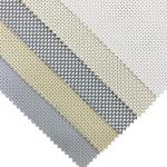 Outdoor Plain Weave Polyester PVC Sunscreen Fabric Hotel Roller Blind Shades
