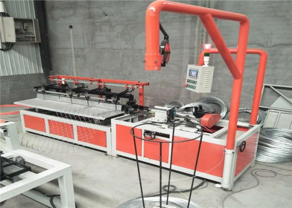 Cheap High Speed PLC Controlled Chain Link Weaving Machine , Fencing Making Machine for sale