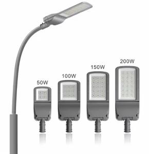 China 70Ra Outdoor LED Street Light Die Casting Aluminum Photocell Light Sensor High Lumen on sale
