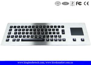 China Illuminated industrial pc keyboard with integrated Touchpad , ruggedized keyboard on sale