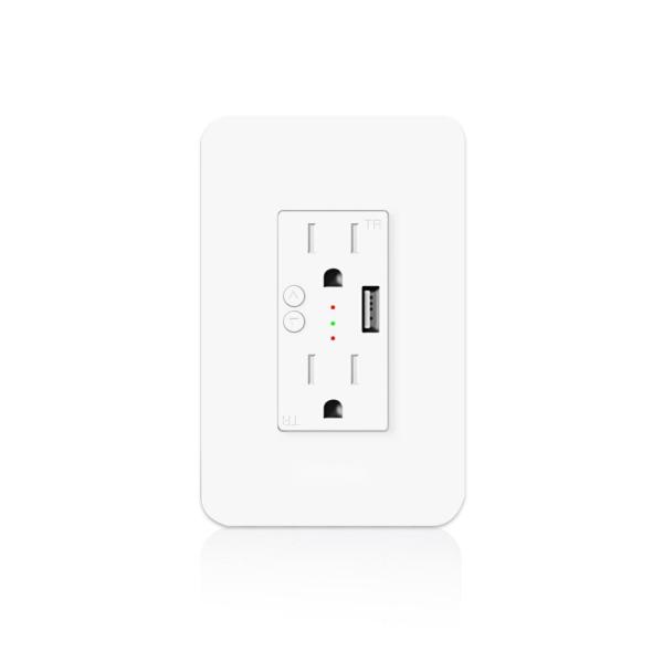 Cheap Wifi Electrical Outlet Works With Alexa & Google Assistant for sale