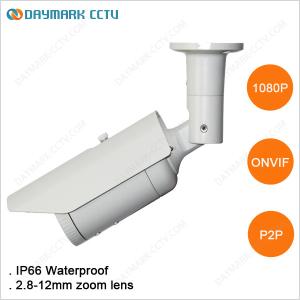 China Full HD 1080p 2.8-12mm lens Network Bullet Camera on sale