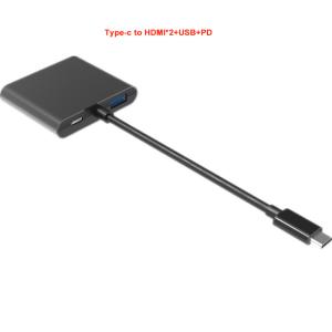 Best TYPE C To HDMI 3.0 USB C Hub PD Quad Display Dual Screen 4K HD wholesale