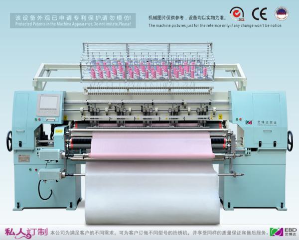 Cheap Automatic Computerized Multi Needle Quilting Machine For Jacket Padding / High Precise Quilts for sale