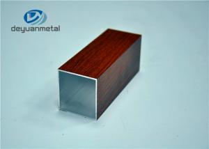 Best T5 Buildings Furniture Extruded Aluminum Rectangular Tubing Profiles Mill Finished wholesale