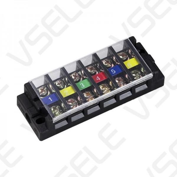 Cheap Din Rail Screw Dual Row Terminal Block TA Type Combination Black Color for sale