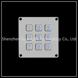 Best Digital 9 Key Keyboard For Information Kiosk Good Dirt Proof Performance wholesale