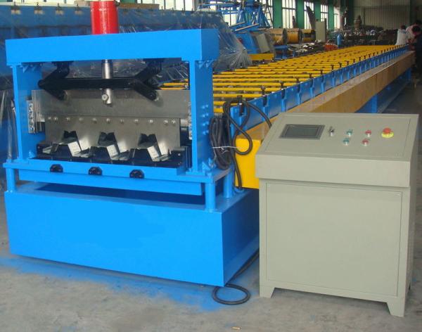 Cheap Automatic Floor Deck Roll Forming Machine , Steel Rolling Machine High Efficiency for sale