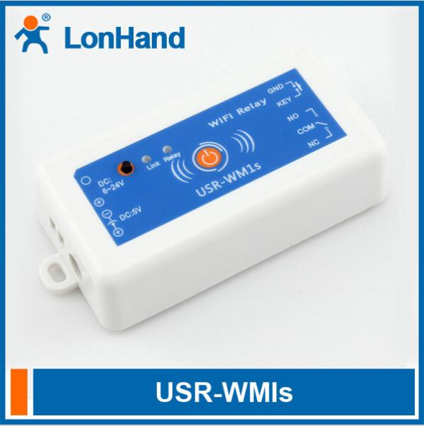 Cheap [USR-WM1s] 1 Output Wifi Remote Control Relay Switch,DC 6-24V Power for sale