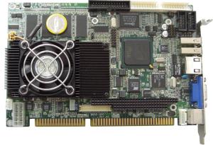 Best 16bit GPIO Half Size Motherboard Soldered On Board Intel CM600M CPU 256M Memory wholesale