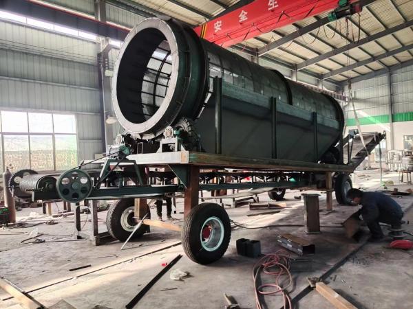 Cheap Rotary Cylinder Sand And Soil Stone Trommel Drum Screen Machine for sale