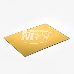 Best Golden Silver Single Side Perspex Mirror Cut To Size Mirror Acrylic Sheet 1220X2440mm wholesale