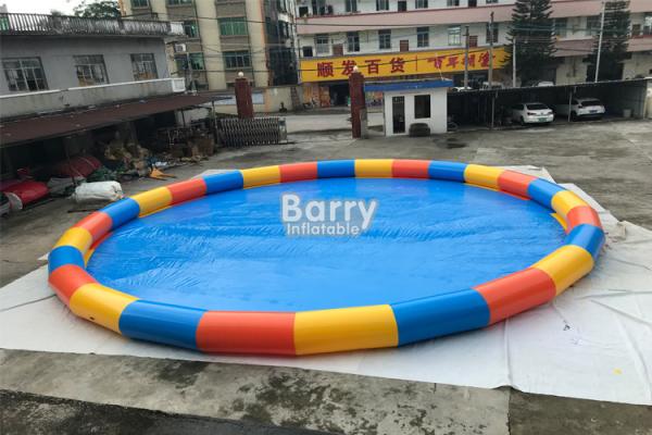 Cheap China Factory Circle 15m Diameter Inflatable Swimming Pool For Water Ball Game With 0.6mm PVC for sale