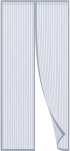 Easy Fix Adjustable Door Mosquito Net Durable Magnetic Polyester Screen Door