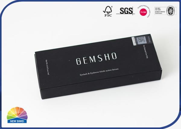 Cheap 1c Print Pen Packaging Hinged Paper Box With Flocking PE Foam for sale