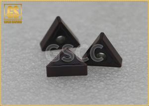 Best Hard Steel Triangle Carbide Inserts , Hardbess Tungsten Carbide Tool Inserts wholesale