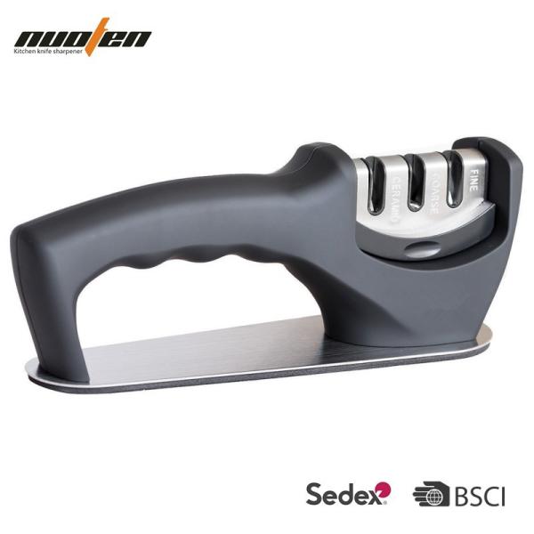 Cheap Outdoor Multipurpose 3 Stage Knife Sharpener For Garden Tool Sharpening for sale