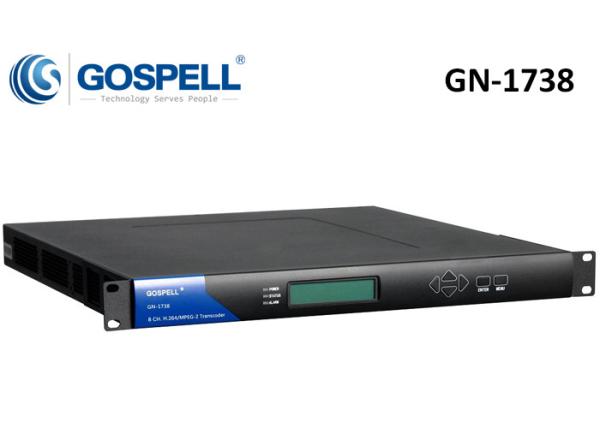 Cheap GN-1738 MPEG-2 / MPEG-4 AVC SD / HD Transcoder for sale
