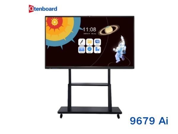 Cheap 9679 Chip Interactive Falt Panel 65 75 86 Inch 20 Points Touch Anti-Glare Screen Android 14.0 Built-In Whiteboard Software with Classroom Management Ai Function for sale