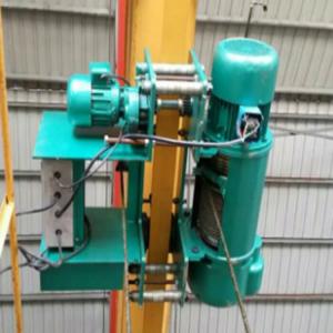 Headroom Style Electric Wire Rope Hoist Pendent Line Control Single Lifting Speed Low