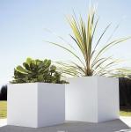 Rectangular Modern Fiberglass Planters Customized 30-Day Crafted Timeless
