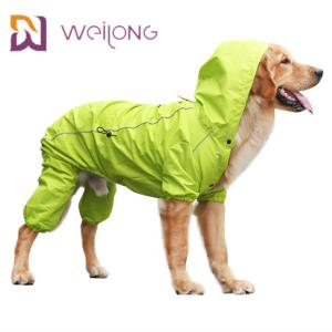 Best Safety Stripe Pet Raincoat Full Customization Dog Reflective Raincoat wholesale