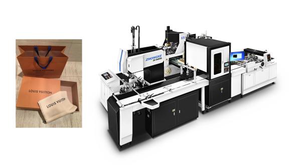 Cheap Multi Functional Automatic Paper Box Making Machine With Servo Motion Control for sale