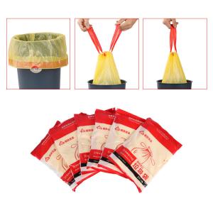 China 4 8 13 Gallon Compostable Biodegradable Plastic Garbage Bag With Drawstring on sale