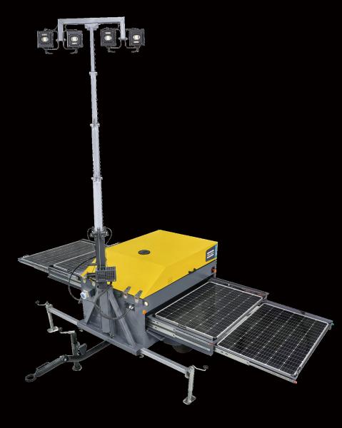 Electric Light Tower HiLight S2+ 2000 M2 Lighting Coverage Average Illumination