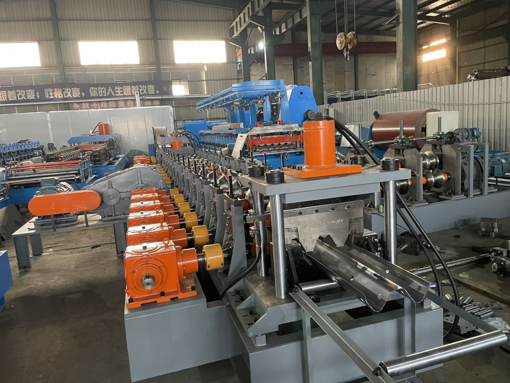 Safety Barrier Iron Sheet Making Machine Double Layer Roll Forming Machine