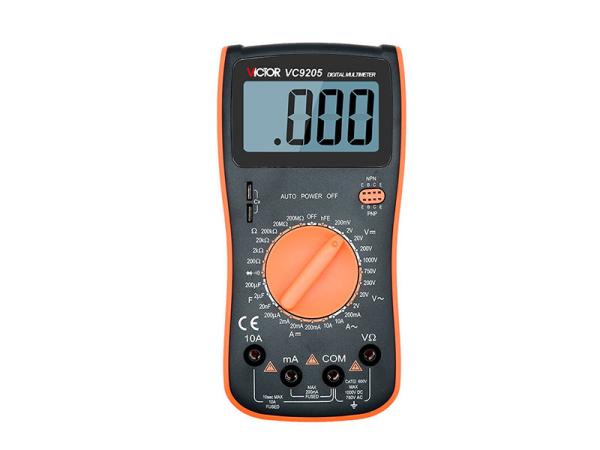 Cheap Anti Interferential Diode Check Multimeter Resistance Test VC9205 for sale