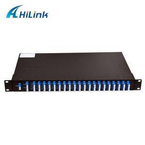 Best 100Ghz C- Band DWDM Athermal AWG Mux Demux For Network Optical Multiplexer wholesale