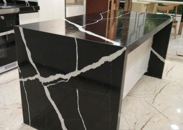Cheap High Hardness Artificial Polished Quartz Stone For Kitchen Countertops for sale