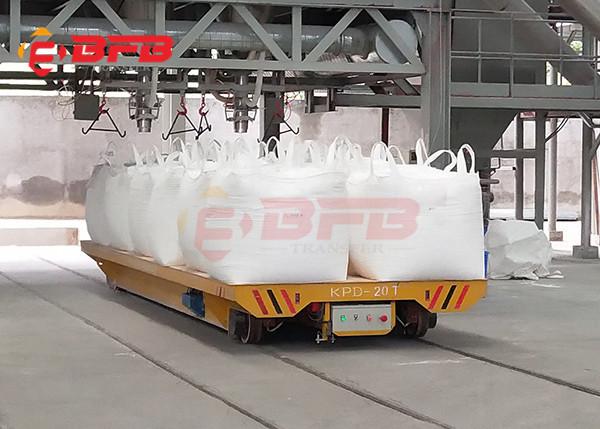 Cheap CE Bulk Material Handling Equipment Battery Powered Cart On Rails 12 Months Warranty for sale