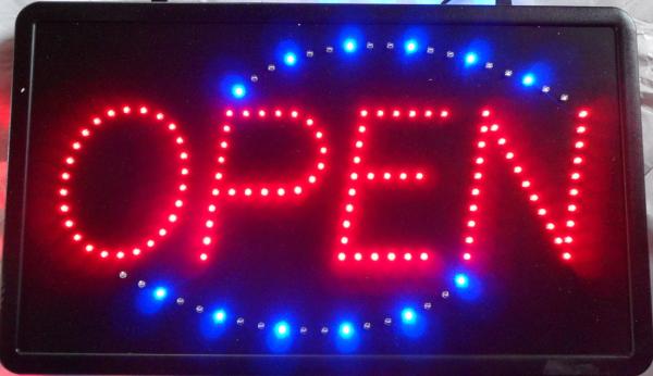Cheap Led Open sign rectangular for sale