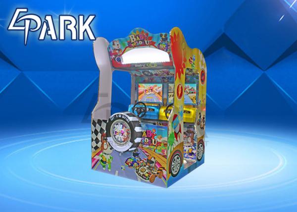 Cheap Arcade Kiddie Rides Baby Speed Up A Racing Car Games With Capsule Toy Function for sale