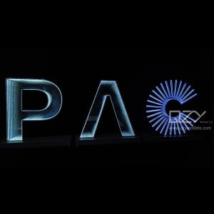 Logo Signage Model with Light - PHD  1:25 Shanghai Landscape Design Model