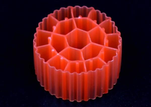 Cheap Red Color Fish Pond Filter Media Virgin HDPE Material K3 Plastic Filter Media for sale