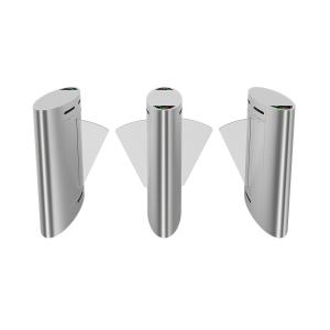 Quick Pass Hands Free Flap Barrier Slim Speed Gate Turnstile With Face Recognition