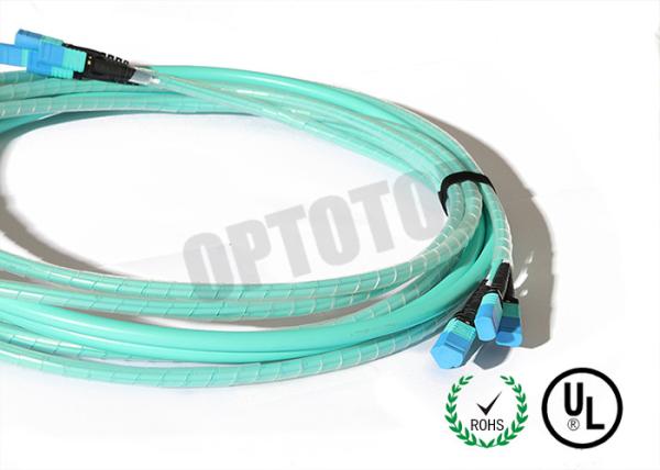 Cheap Durable Mpo Mtp Patch Cord  Φ3 , MPO Cable Assemblies High Density Solution for sale